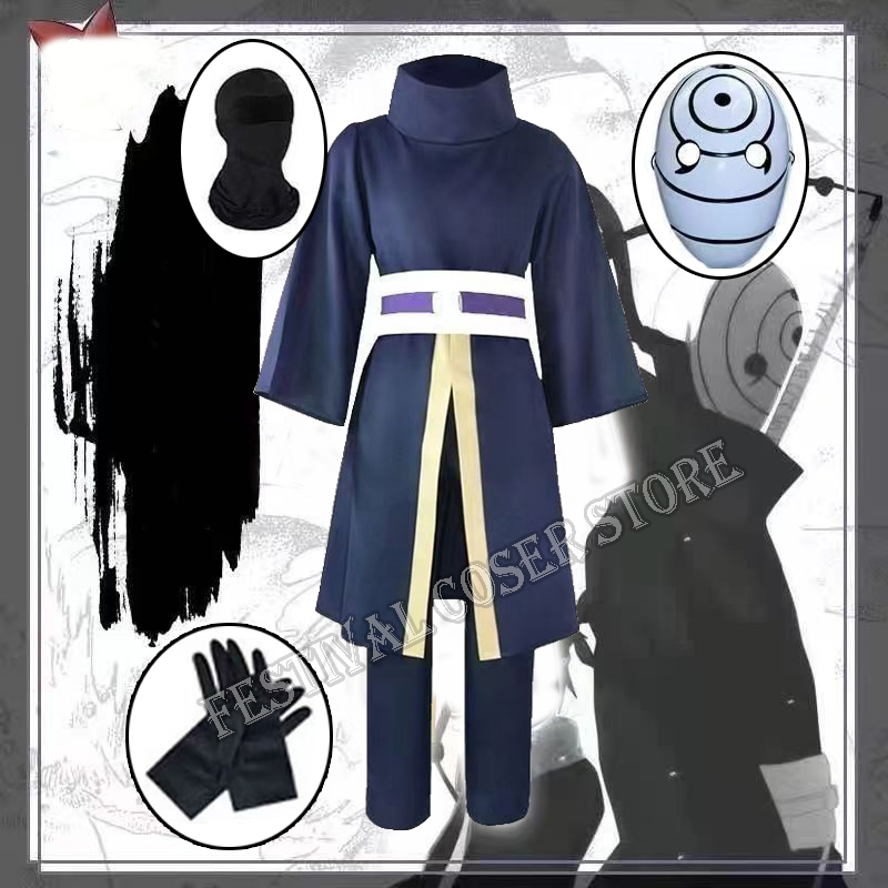 Men'S Kimono Accessories - Anime Uchiha Obito Cosplay Costume Halloween