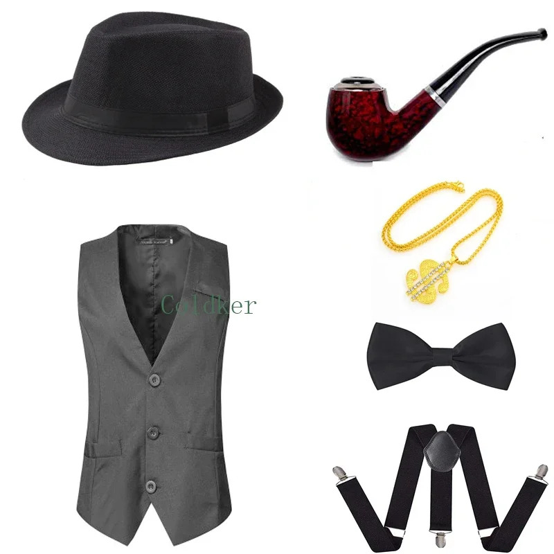 Men'S Accessories In The 1920S - 2026 1920S Mens Gatsby Gangster Costume
