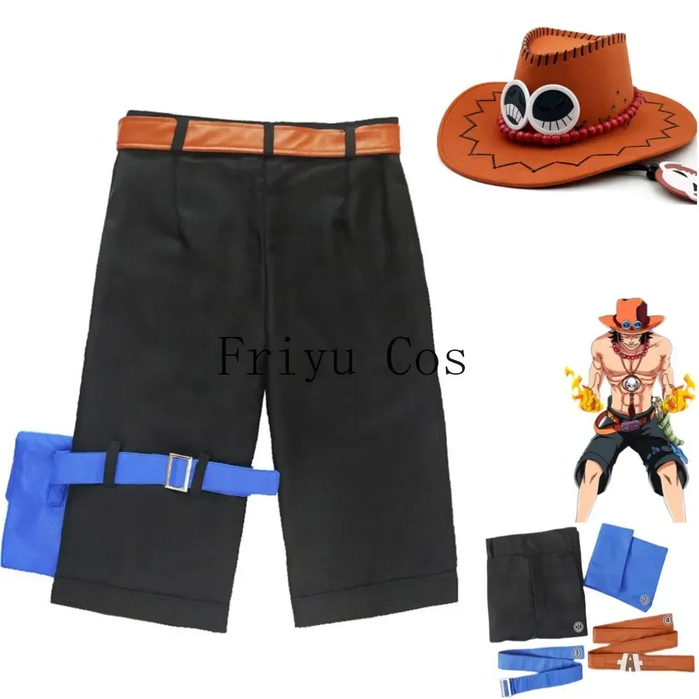 Men Accessories Korea - Anime Portgas·D· Ace Cosplay Costume Whitebeard