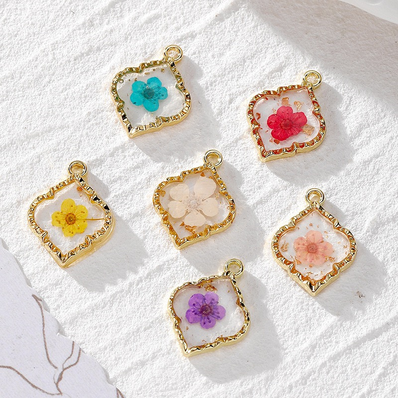 Men Accessories Locket - Free shipping 30pcs/lot color flowers core