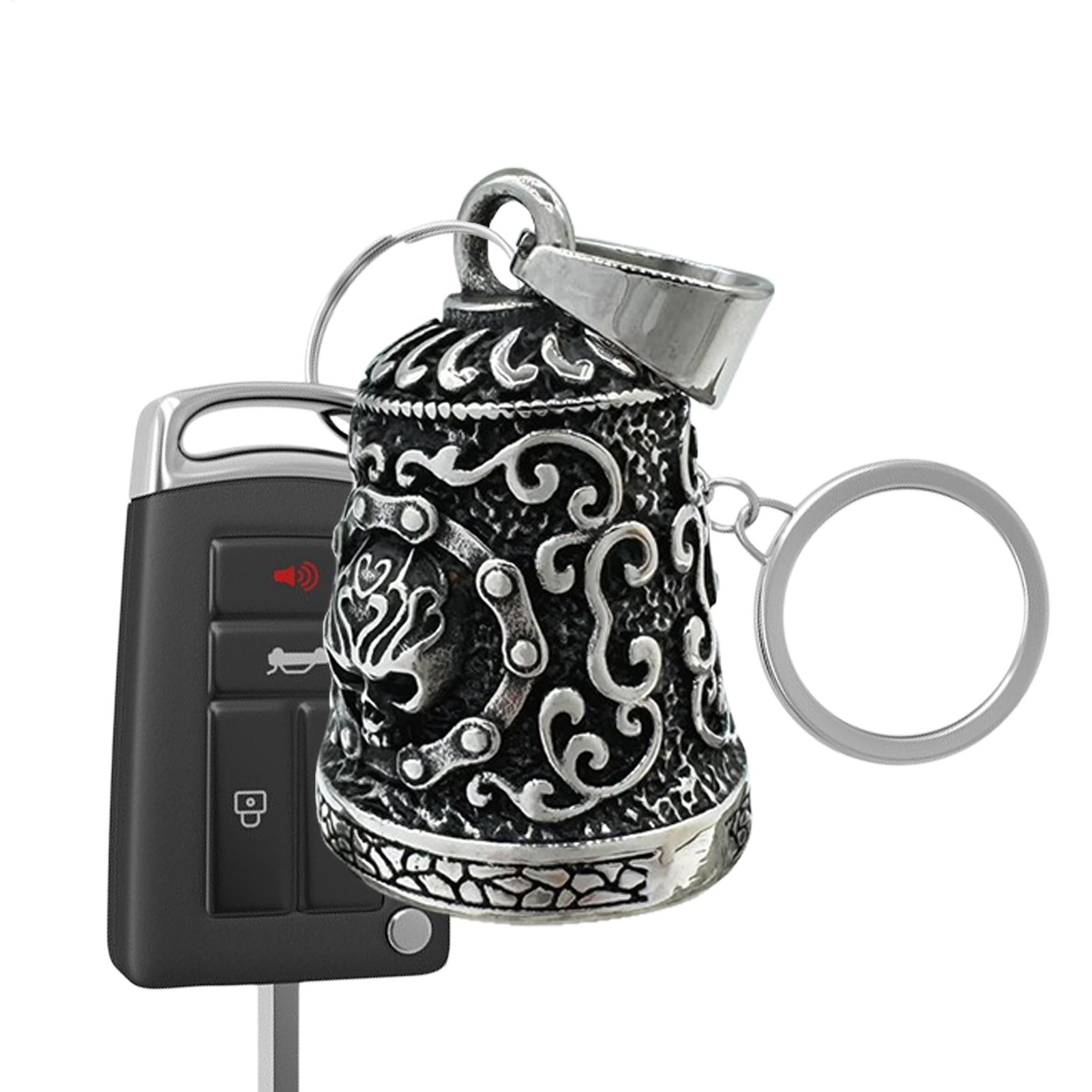 Men'S Accessories Chain - Skull Bell Charm Motorcycle Bells Decor