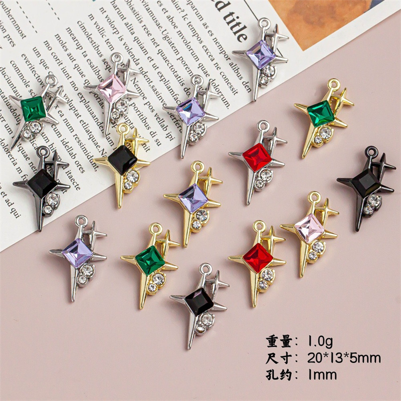 Men Accessories Locket - Wholesale 50pcs/lot cartoon stars shape alloy