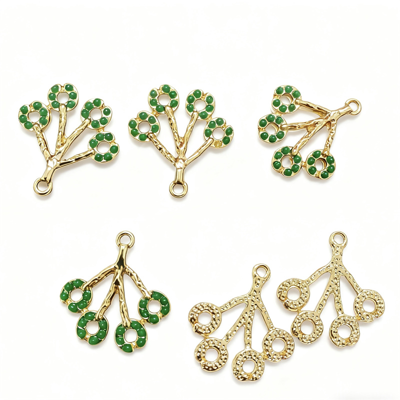 Men Accessories Locket - Wholesale 50pcs/lot green color beads cartoon