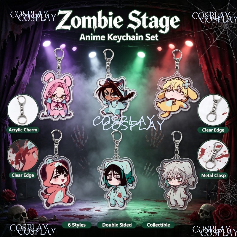Men Accessories Gift Set - Zombie Stage SUA MIZI Fashion Keychain