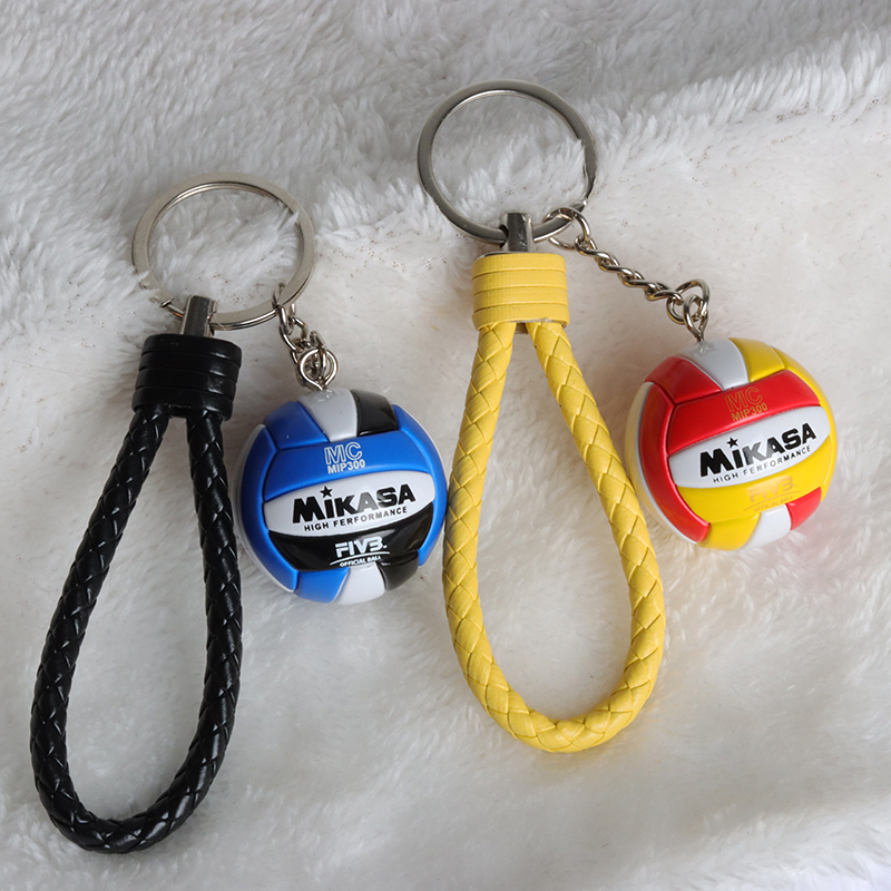 Men'S Volleyball Accessories - 1pcs PVC Volleyball Keychain Ornaments Business