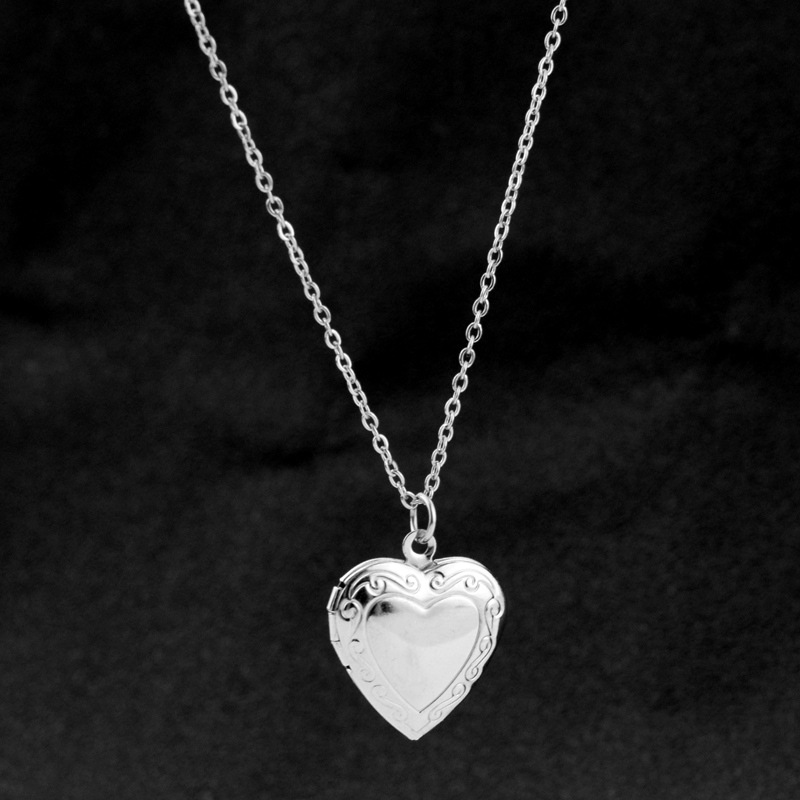 Men Accessories Locket - Love Heart Locket Pendant Necklaces For