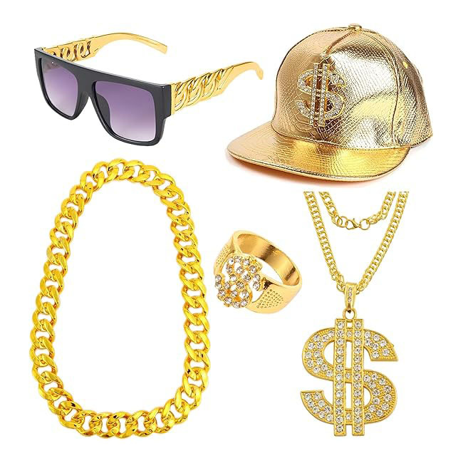 Men'S Accessories In The 90S - 80s 90s Hip Hop Costume Accessories