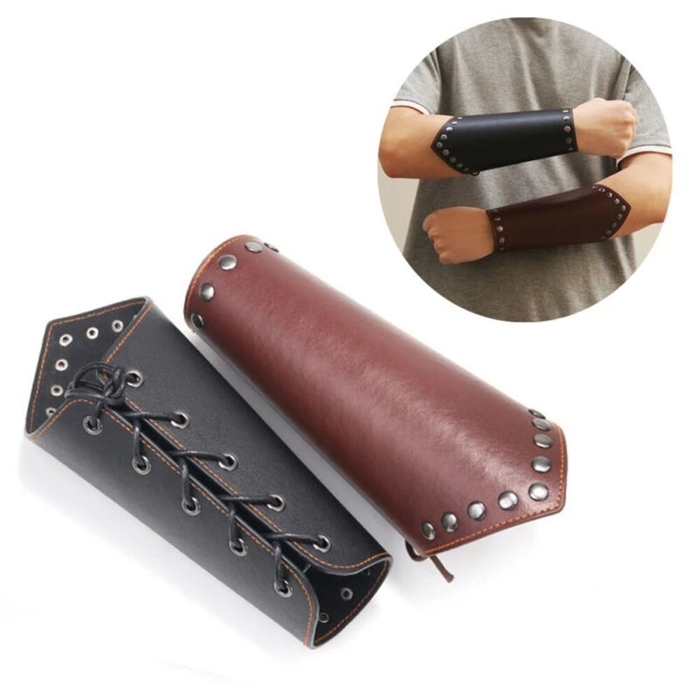 Men'S Viking Accessories - Sports Accessories Leather Archery Arm Guard