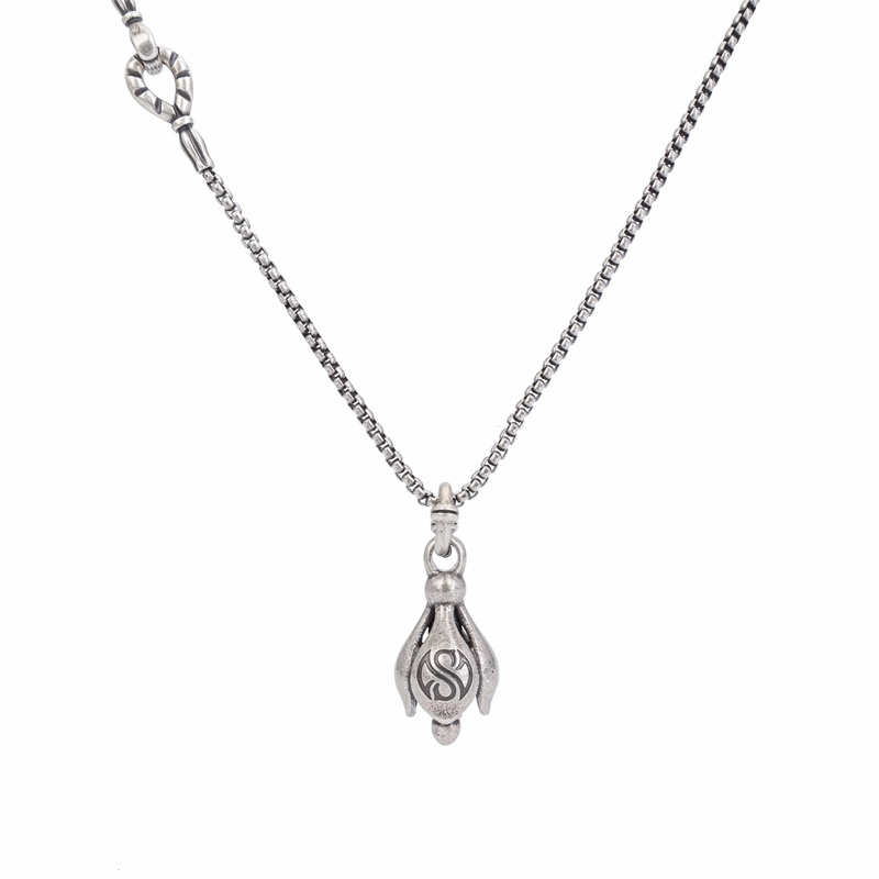 Men'S Accessories Instagram - Japanese Trend Vintage Lotus Flower Pendant
