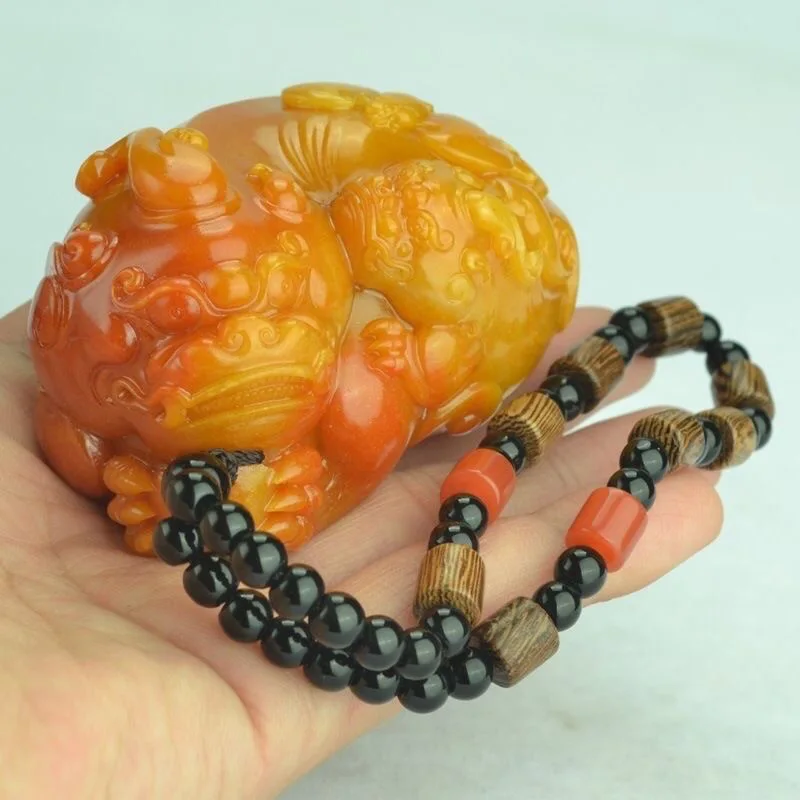 Men'S Accessories Chain - Tự Nhiên Hoàng Longyu Pixiu Vòng