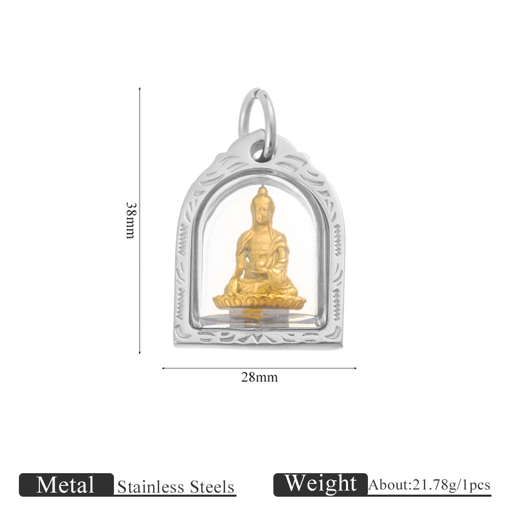 1/2pcs Photo Frame Charms 18K  - đánh giá và giá Men Accessories Locket