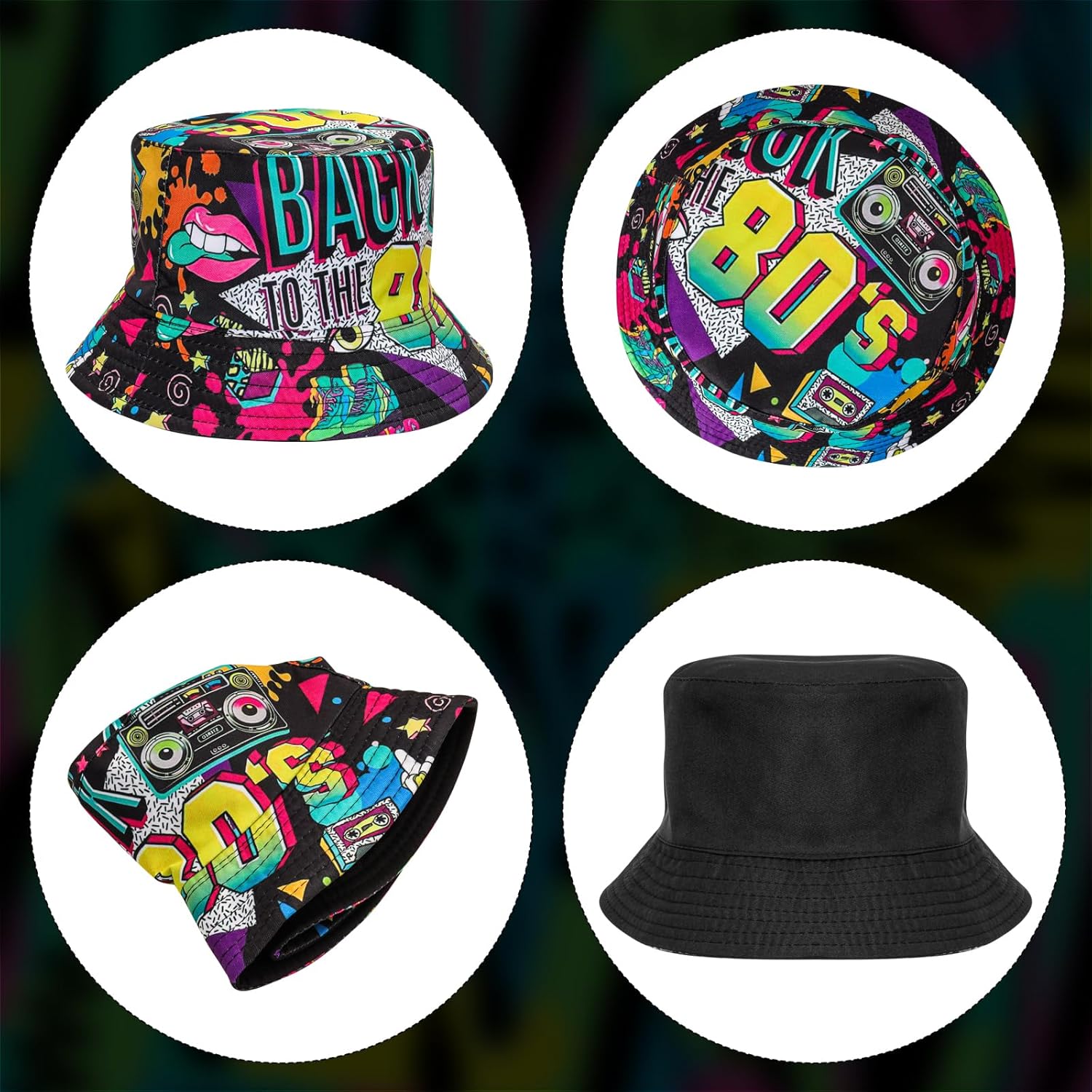 Fashion 80s 90s Bucket-Hat Fis - đánh giá và giá Men'S Accessories In The 90S