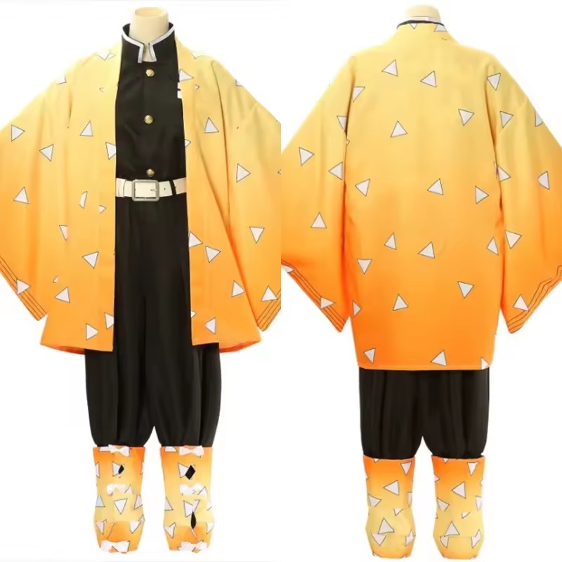 Anime Agatsuma Zenitsu Cosplay - đánh giá và giá Men'S Kimono Accessories