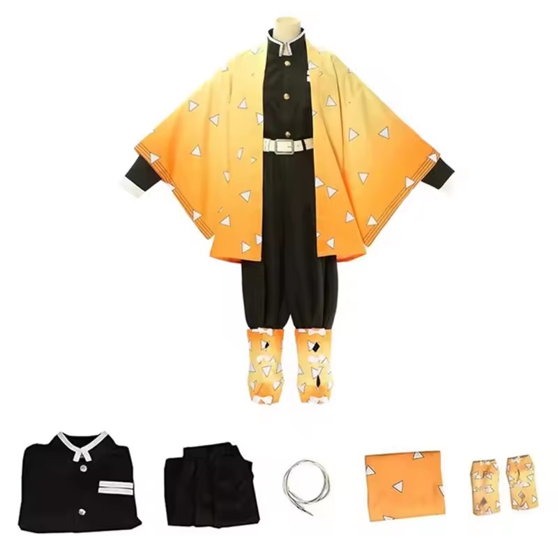 Anime Agatsuma Zenitsu Cosplay - đánh giá và giá Men'S Kimono Accessories