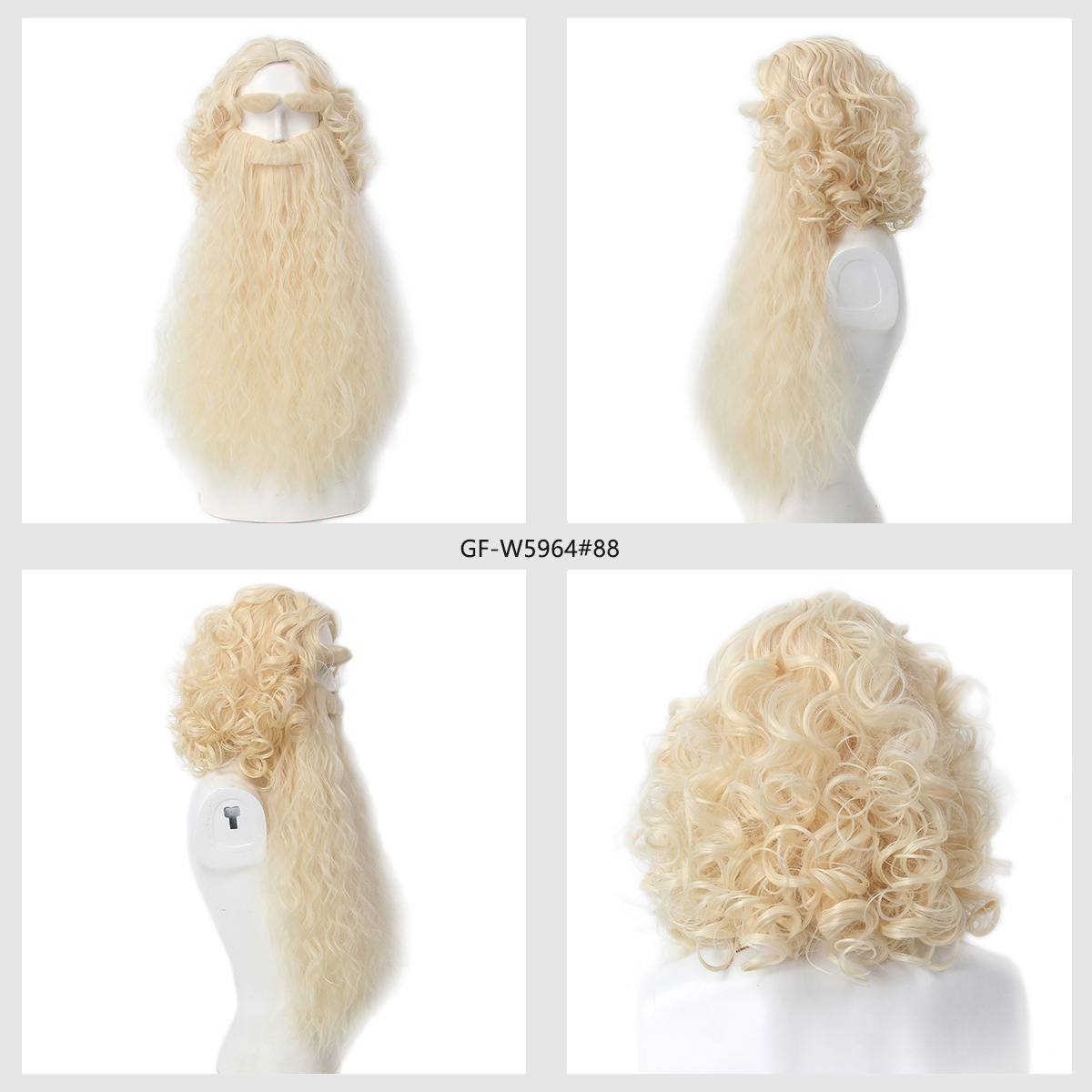 Christmas Santa Claus Hair Wig - đánh giá và giá Mens Accessories Style