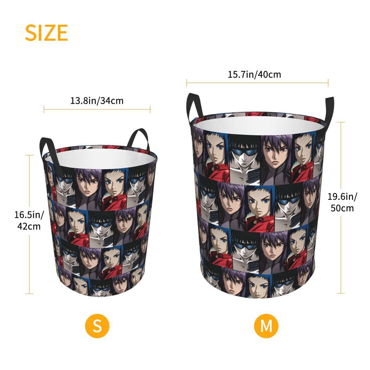 Ghost In The Shell Laundry Ham - đánh giá và giá Men Accessories Hamper