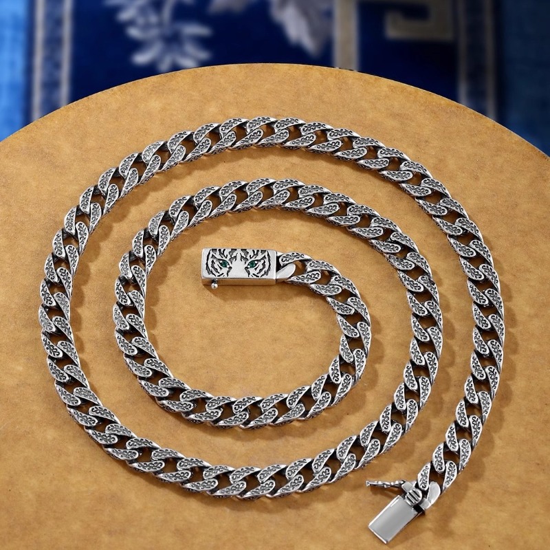 Bold Tiger Print Cuban Chain f - đánh giá và giá Men'S Accessories Instagram
