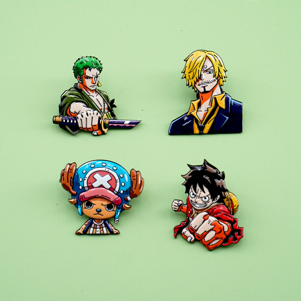 4Pcs Cartoon ONE PIECE Luffy B - đánh giá và giá Men Accessories Gift Set