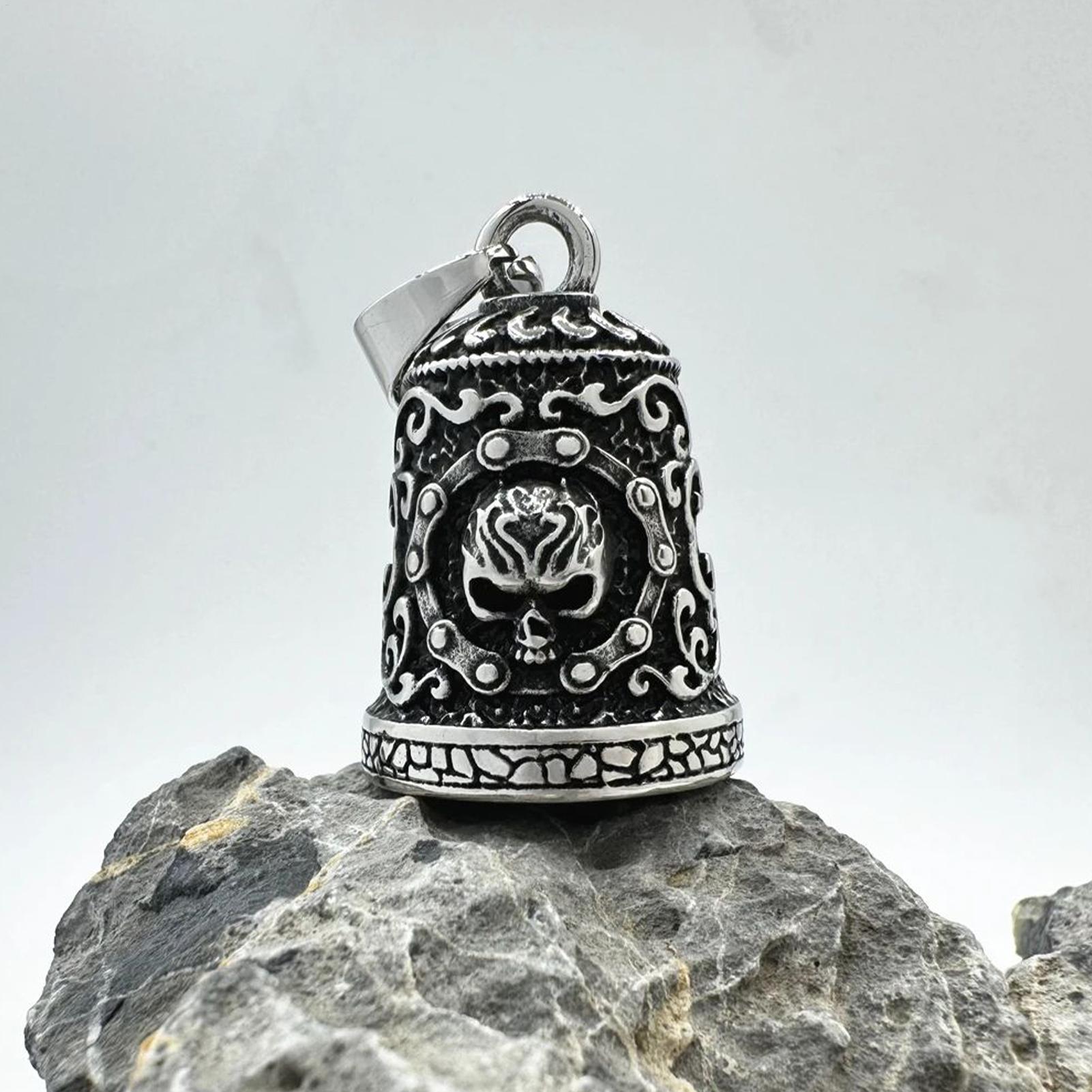 Skull Bell Charm Motorcycle Be - đánh giá và giá Men'S Accessories Chain