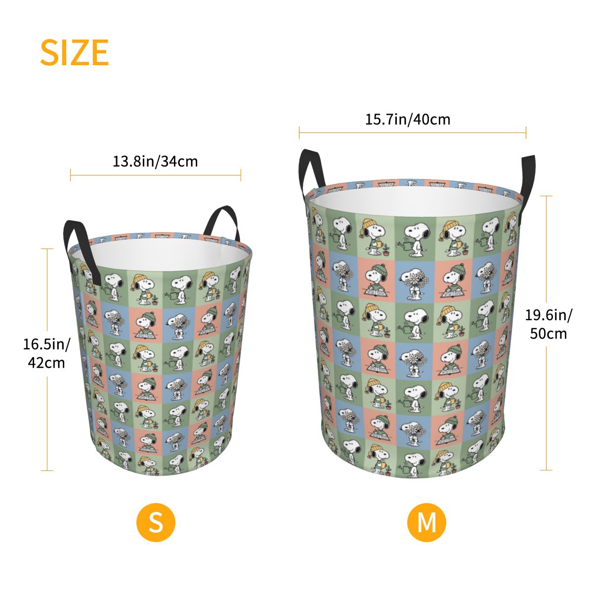 S-Snoopy Checkered Plaid Laund - đánh giá và giá Men Accessories Hamper