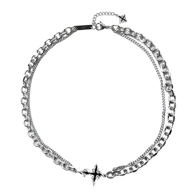 Punk Black Cross Pendant Chain - đánh giá và giá Men'S Accessories In The 90S