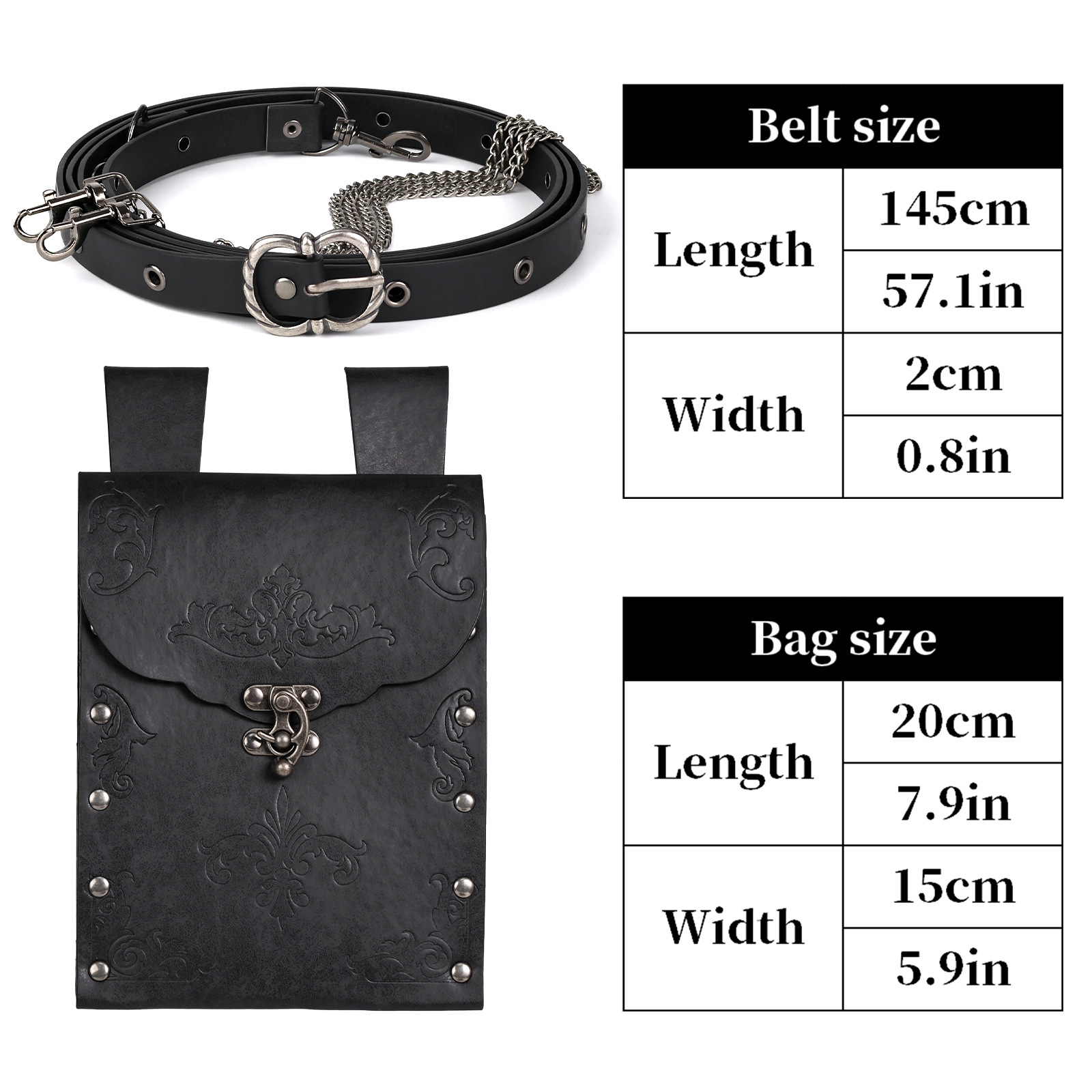 Steampunk Medieval Viking Pouc - đánh giá và giá Men'S Viking Accessories