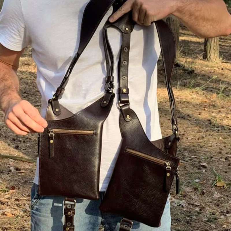 Medieval Steampunk Leather Har - đánh giá và giá Men'S Viking Accessories