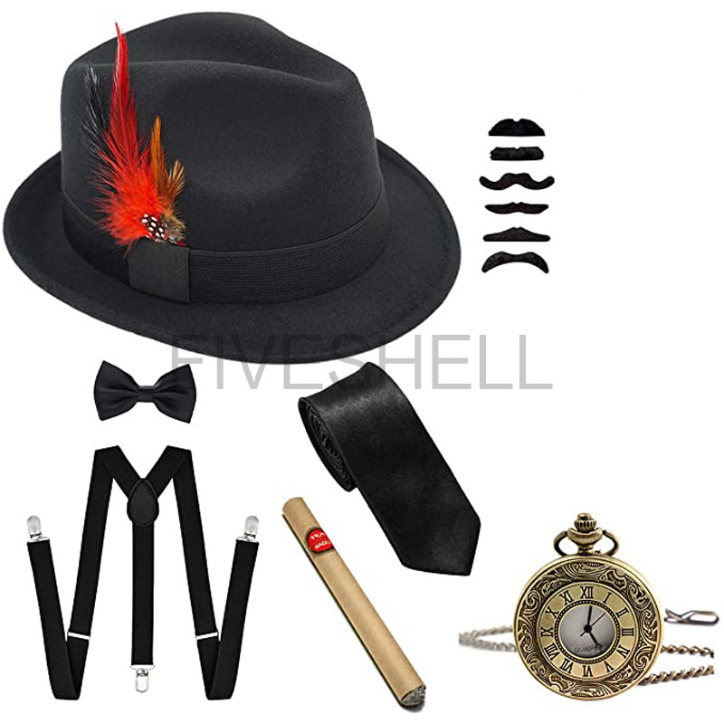 Mens 1920s Gatsby Gangster Cos - đánh giá và giá Men'S Accessories In The 1920S