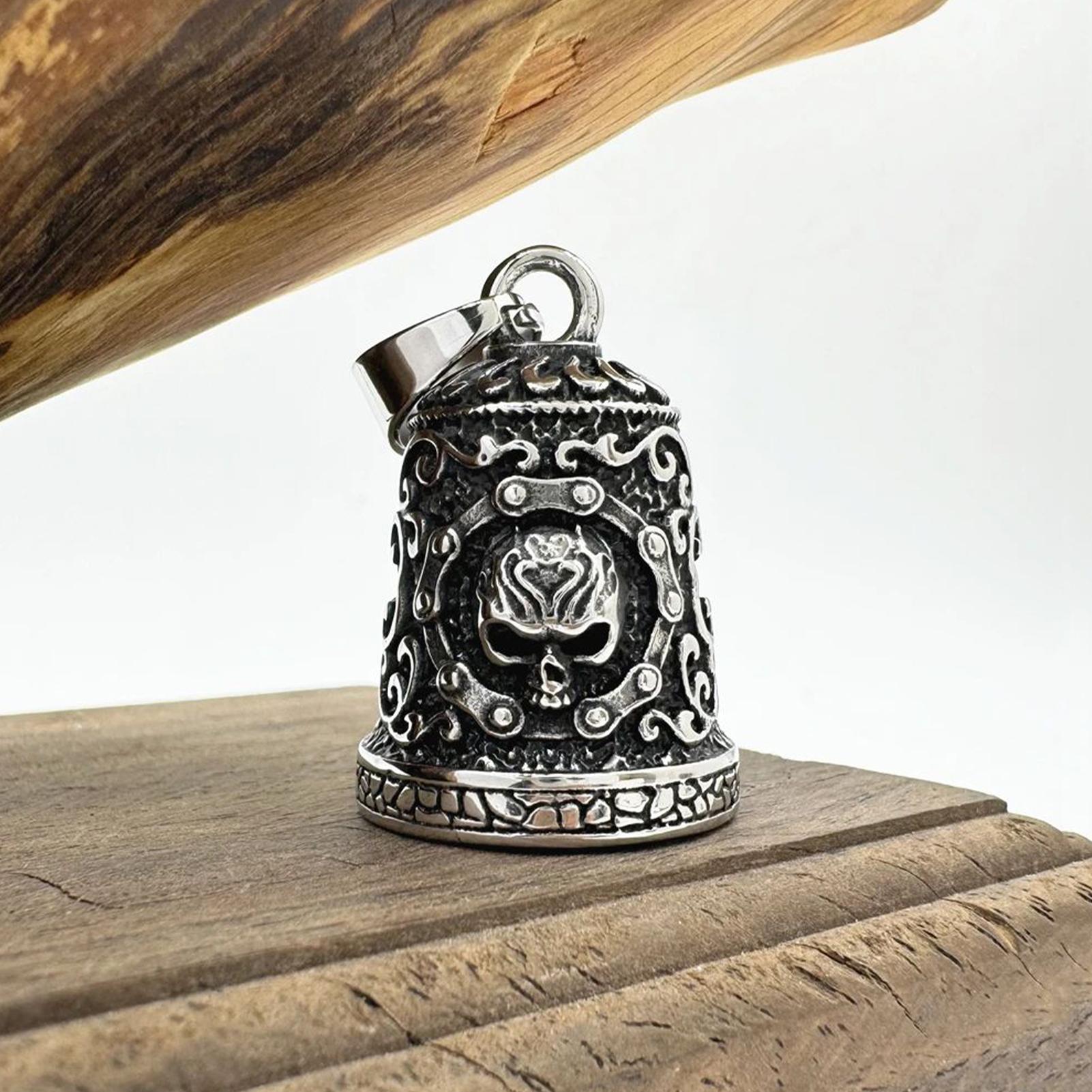 Skull Bell Charm Motorcycle Be - đánh giá và giá Men'S Accessories Chain