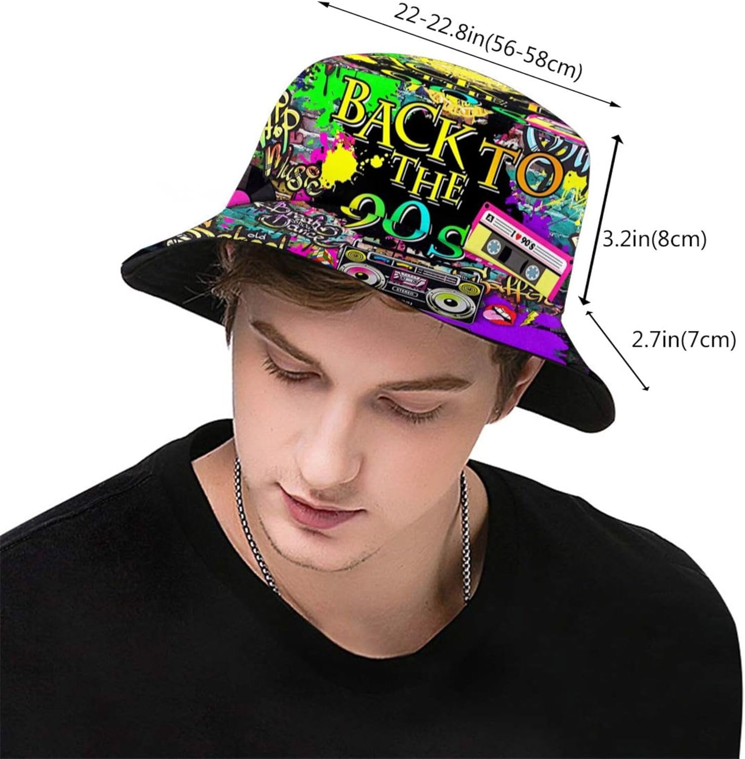 Fashion Retro 80S 90S Bucket F - đánh giá và giá Men'S Accessories In The 90S