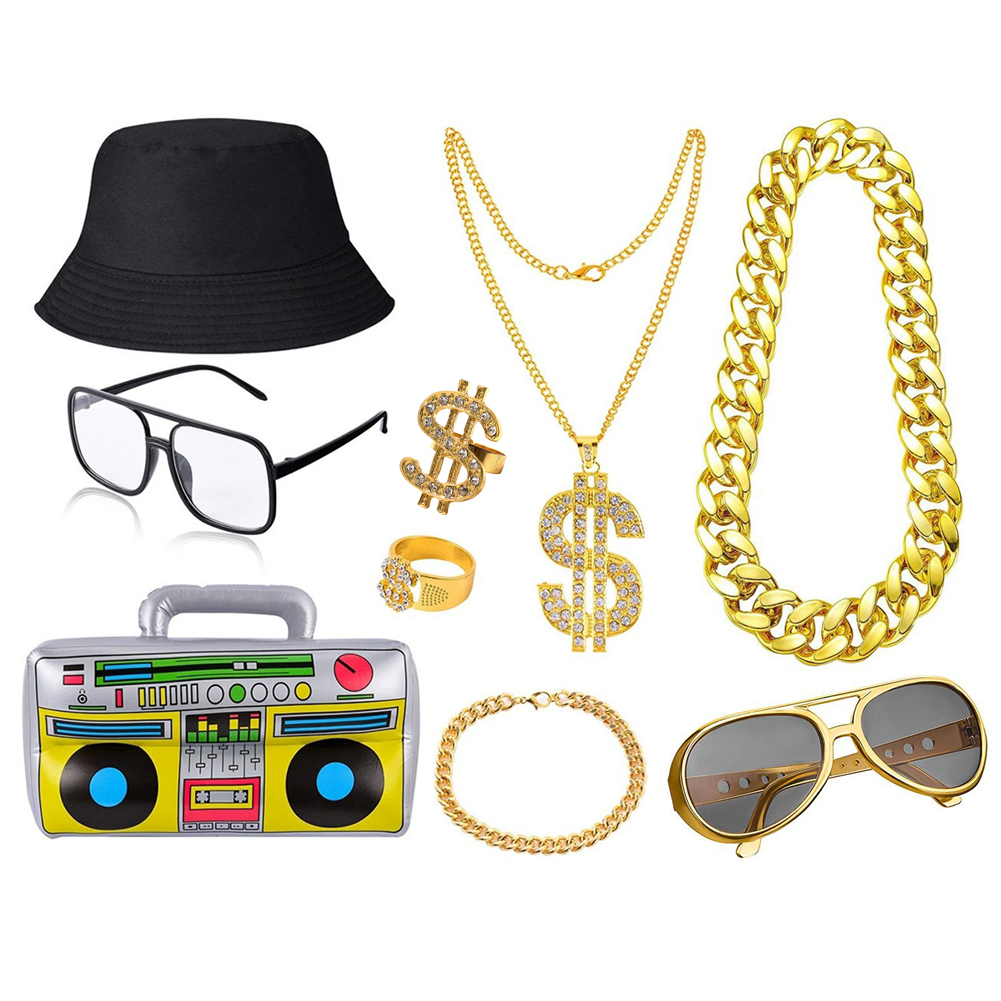80s 90s Hip Hop Costume Kit fo - đánh giá và giá Men'S Accessories In The 90S