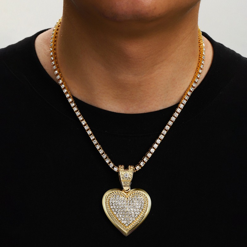 Trendy Minimalist Heart Pendan - đánh giá và giá Men'S Accessories Instagram