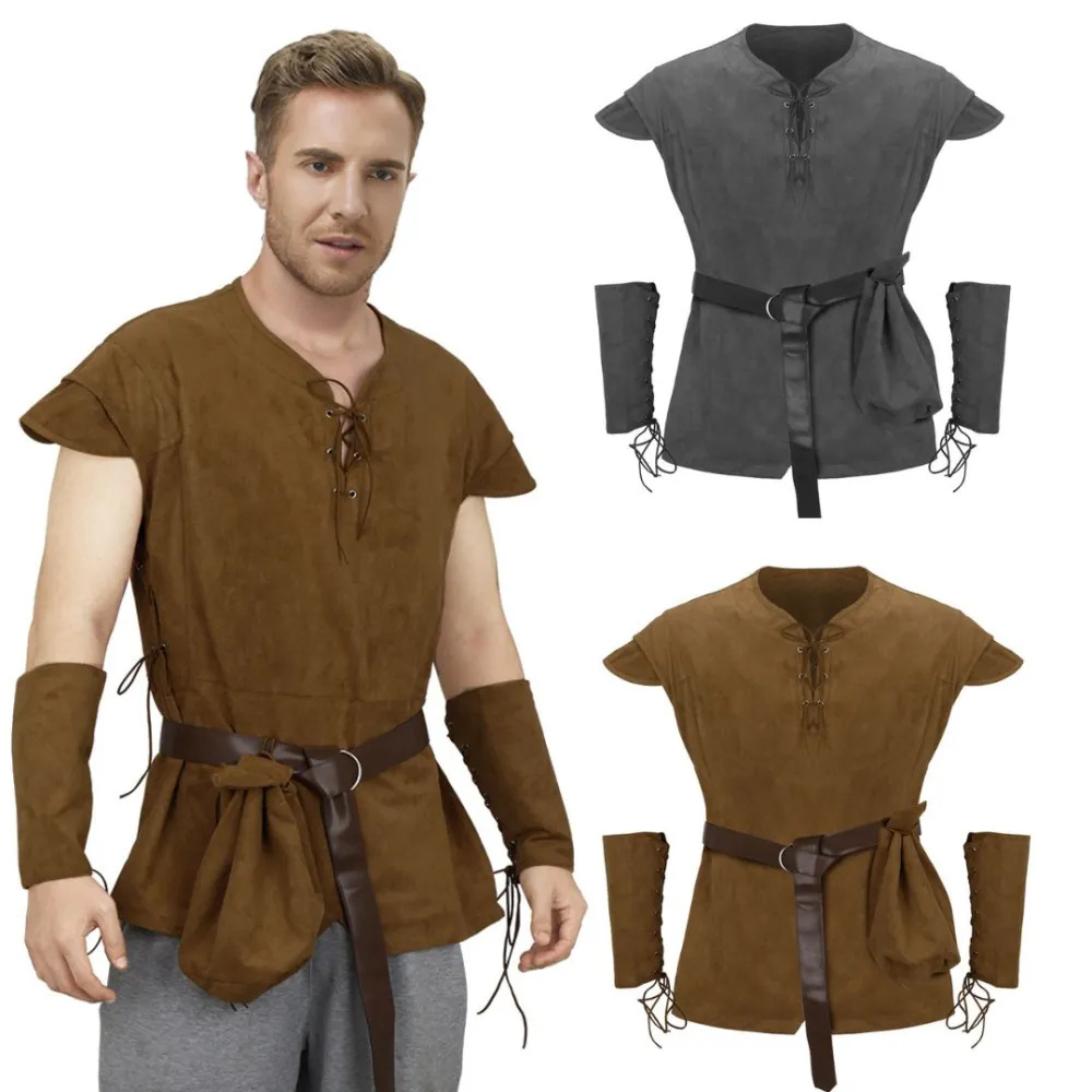 Men's Medieval Lace Up Tunic S - đánh giá và giá Men'S Viking Accessories
