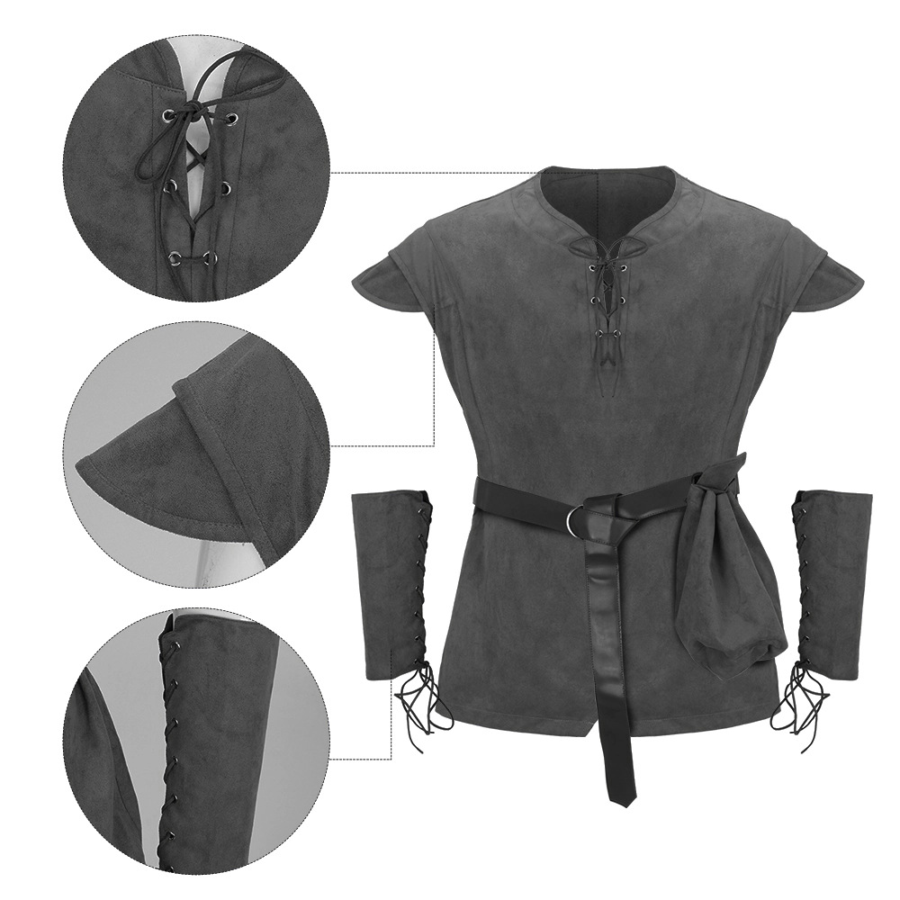 Men's Medieval Lace Up Tunic S - đánh giá và giá Men'S Viking Accessories