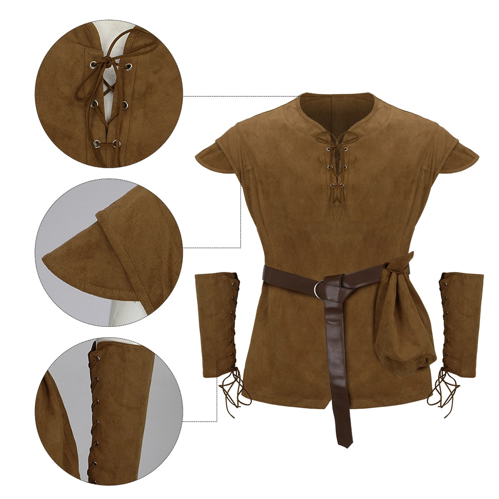 Men's Medieval Lace Up Tunic S - đánh giá và giá Men'S Viking Accessories