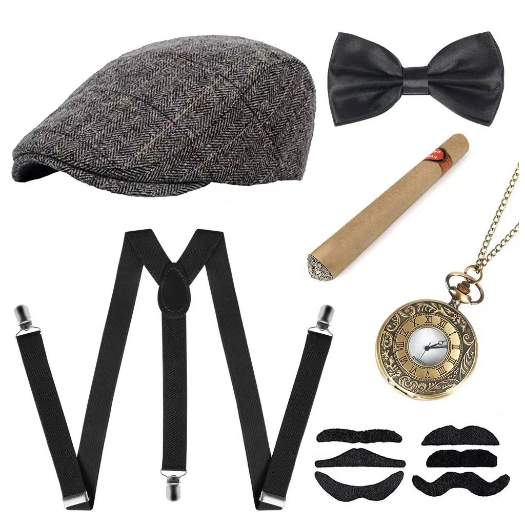 Cosplay Holiday Party Old Man  - đánh giá và giá Men'S Accessories In The 1920S