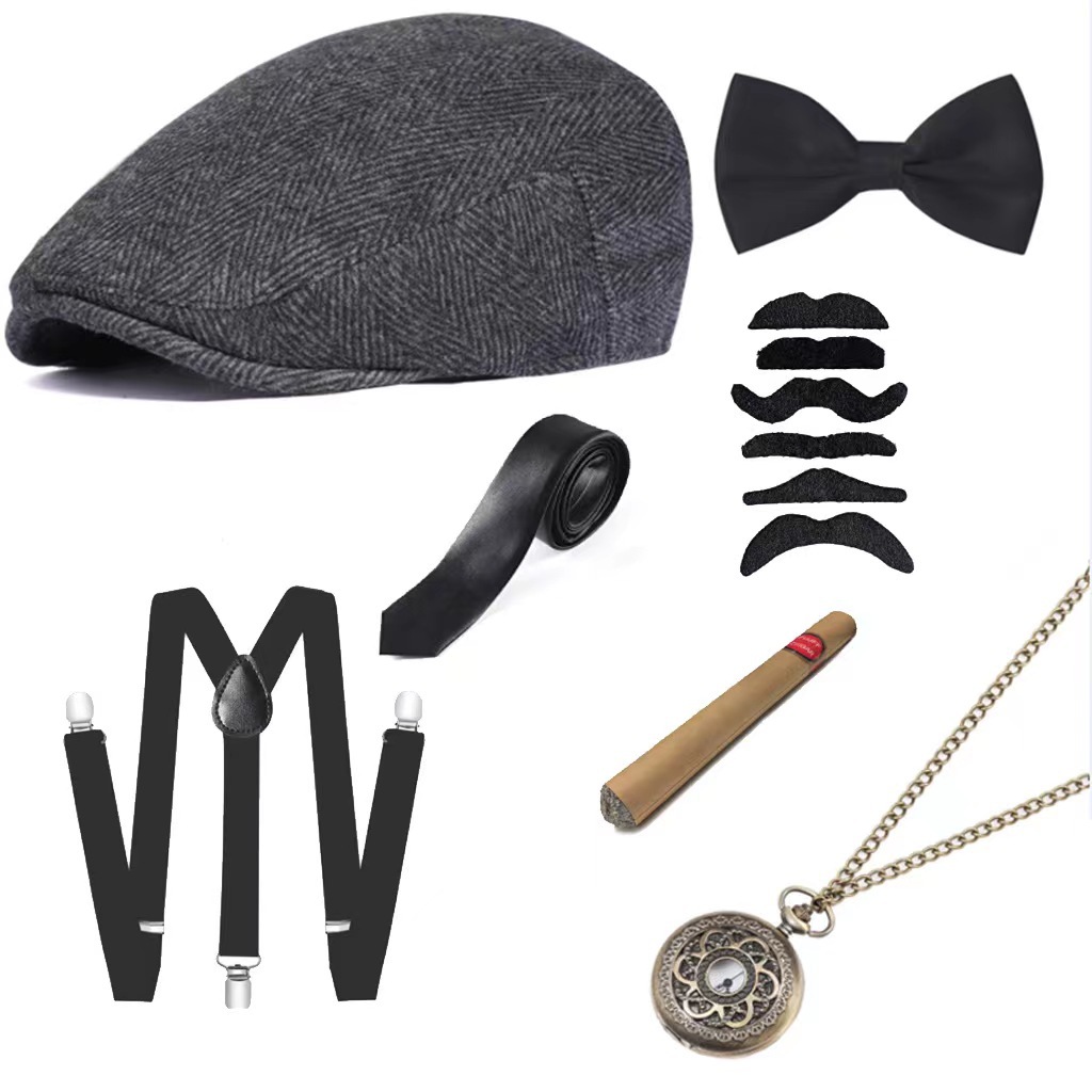 Cosplay Holiday Party Old Man  - đánh giá và giá Men'S Accessories In The 1920S
