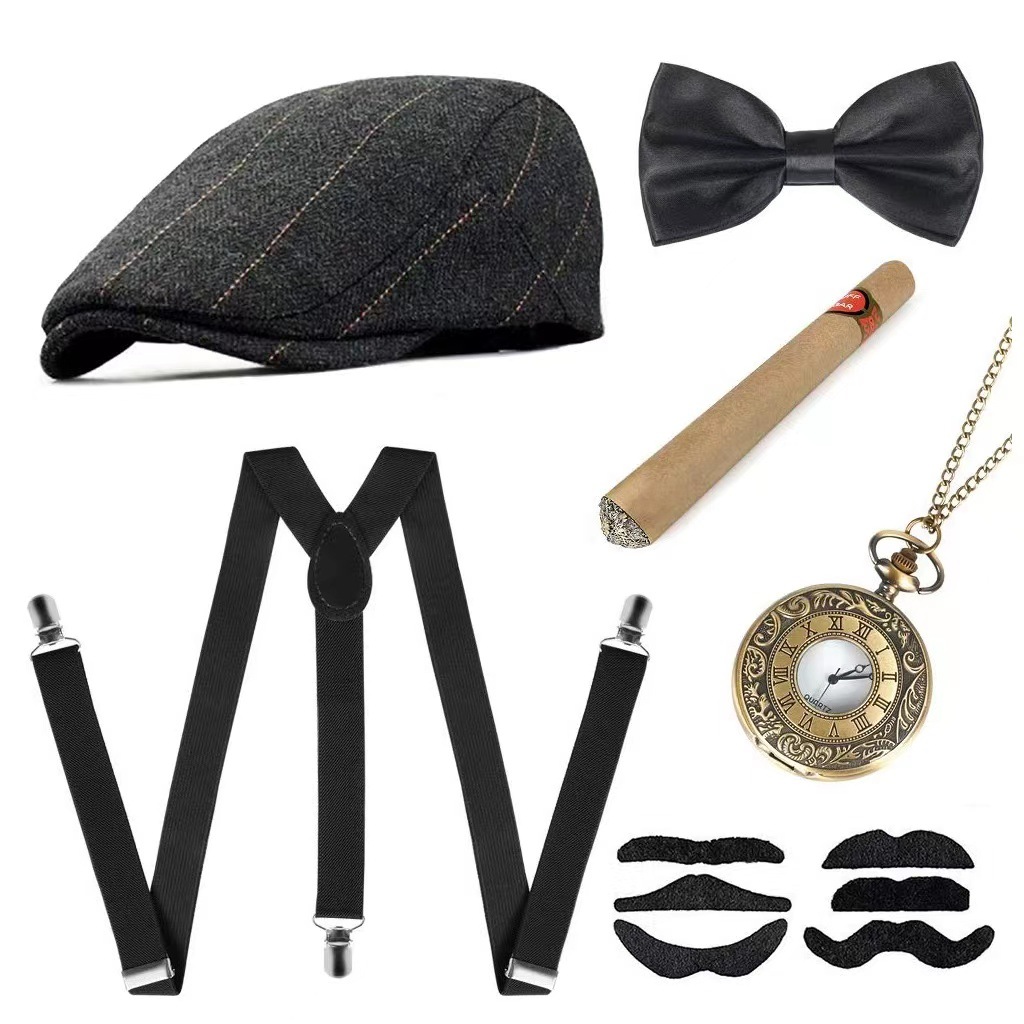 Cosplay Holiday Party Old Man  - đánh giá và giá Men'S Accessories In The 1920S