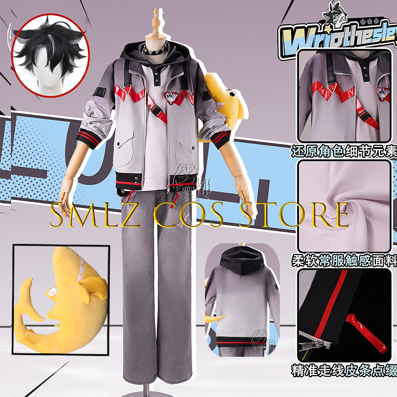 2026 Shark Wriothesley Cosplay - đánh giá và giá Men Accessories For Suit
