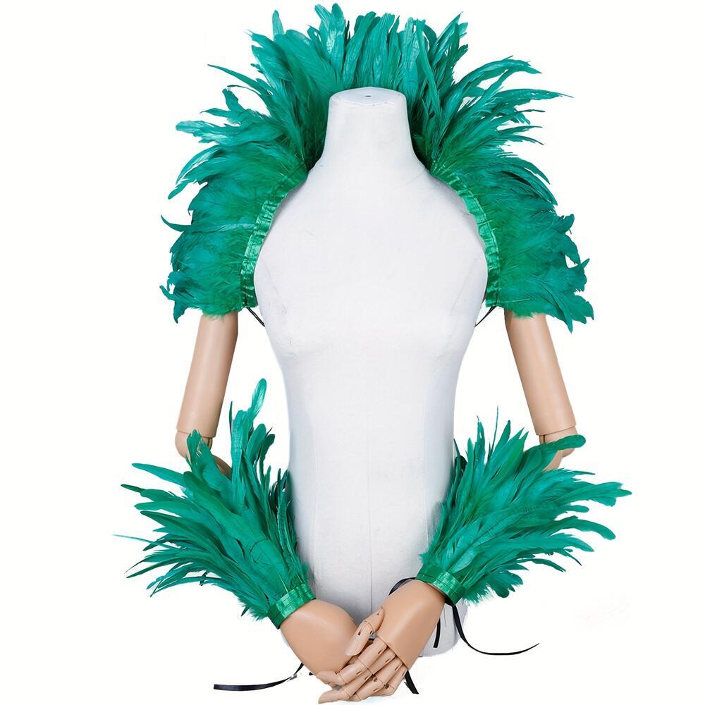 Elegant Red Feathers Women's S - đánh giá và giá Mens Accessories Style