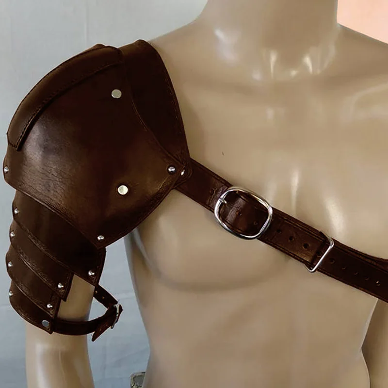 Medieval Leather Shoulder Armo - đánh giá và giá Men'S Viking Accessories