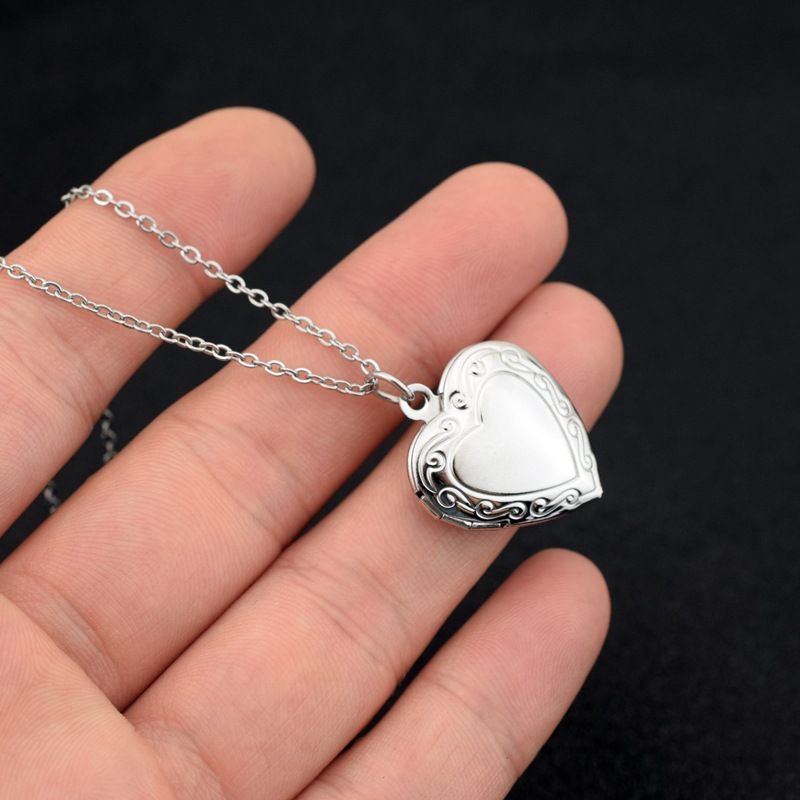 Love Heart Locket Pendant Neck - đánh giá và giá Men Accessories Locket