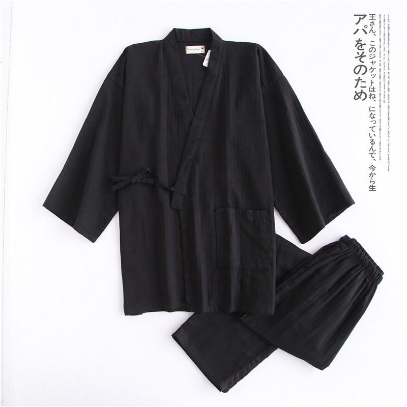 Đồng Màu Thu Đông Nỉ Mặc Áo Ch - đánh giá và giá Men'S Kimono Accessories
