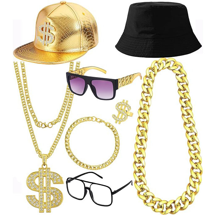 80s 90s Hip Hop Costume Access - đánh giá và giá Men'S Accessories In The 90S