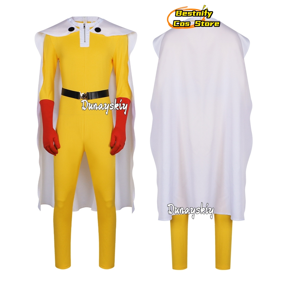 Saitama MAN Cosplay Jumpsuit C - đánh giá và giá Men Accessories Korea
