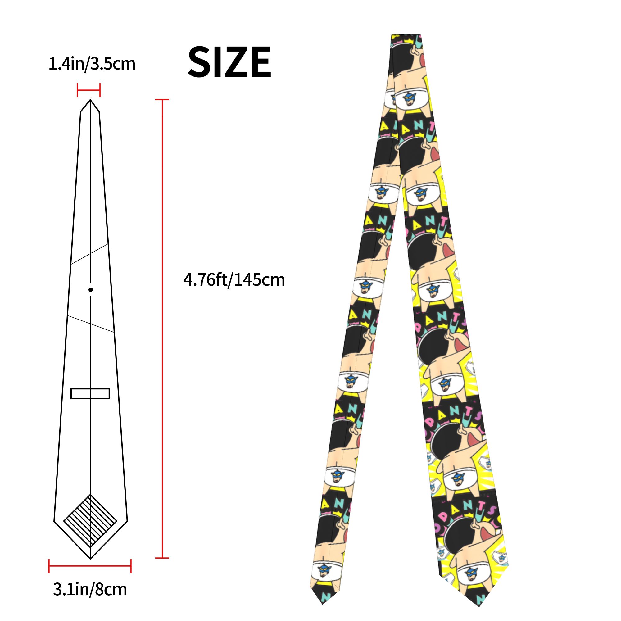 Shinchan Cartoon 90s Necktie M - đánh giá và giá Men'S Accessories In The 90S
