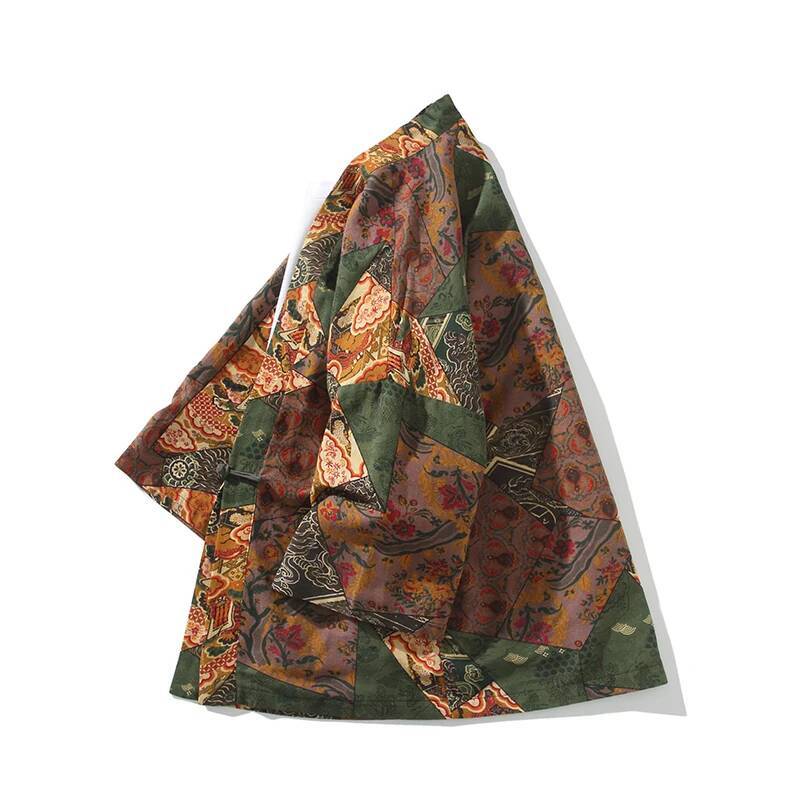 Ethnic Style Print Yukata Men  - đánh giá và giá Men'S Kimono Accessories